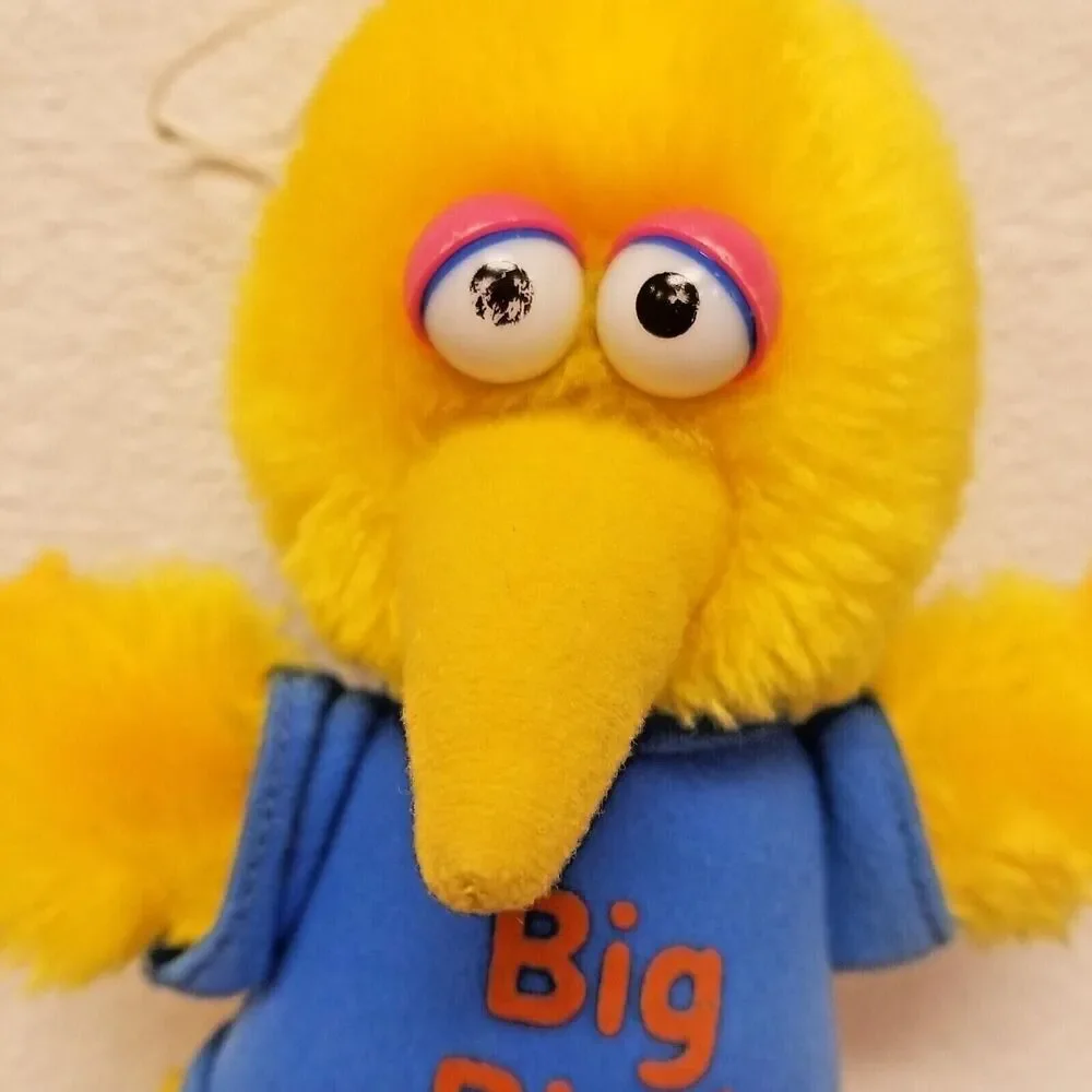SESAME STREET 1980'S Hasbro Softies BIG BIRD 10